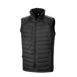 GILET SOFTSHELL REMBOURRE BLACK COMPASS RECYCLE REF R238X